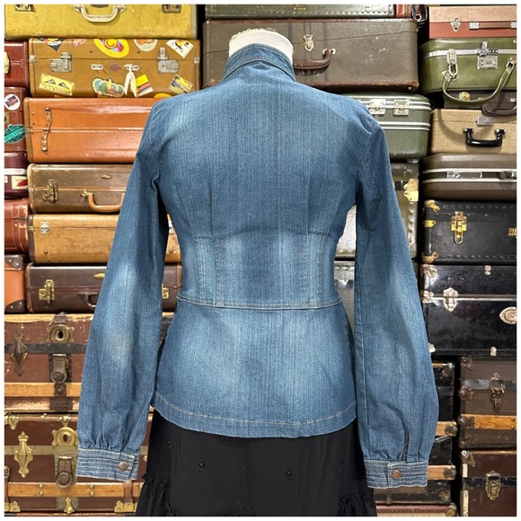 2004 Anthro “Perfect Denim Jacket” by Louie - Picture 6 of 11